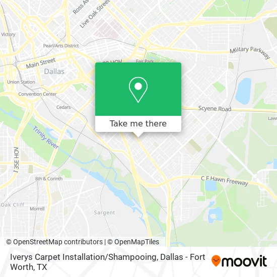 Iverys Carpet Installation / Shampooing map