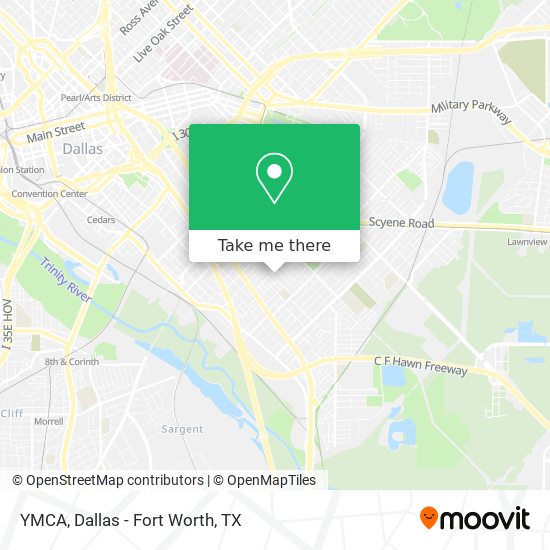 YMCA map