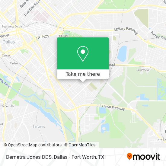 Demetra Jones DDS map