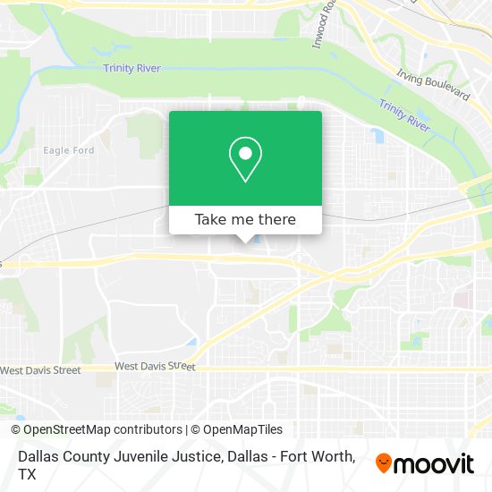 Dallas County Juvenile Justice map
