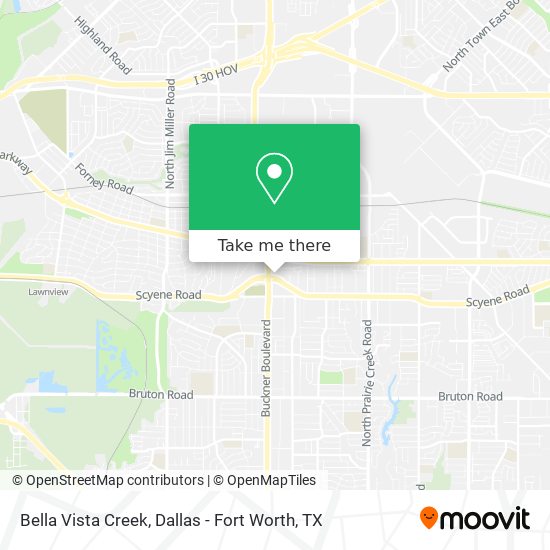 Bella Vista Creek map