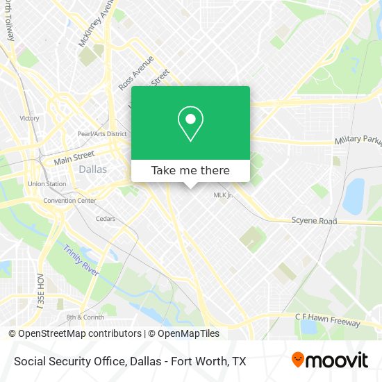 Social Security Office map