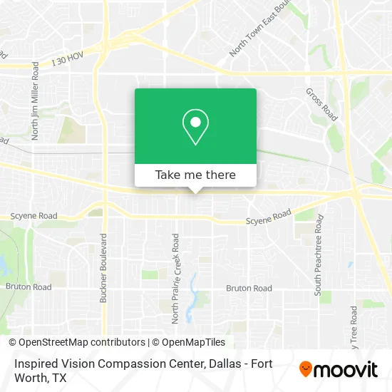 Inspired Vision Compassion Center map
