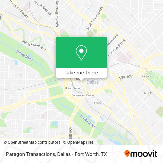 Mapa de Paragon Transactions
