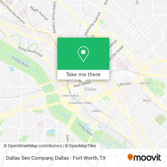 Mapa de Dallas Seo Company