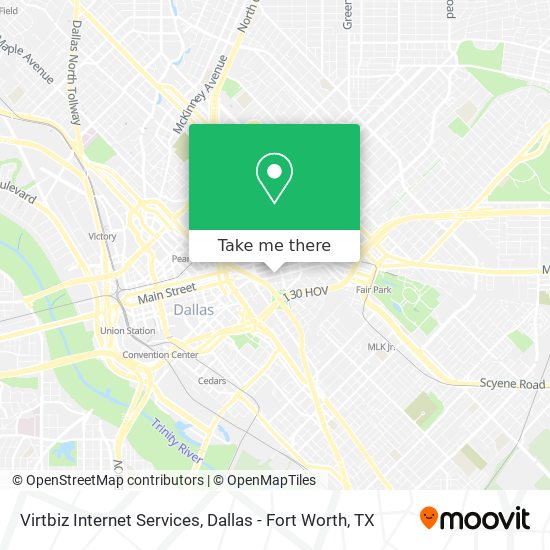 Mapa de Virtbiz Internet Services