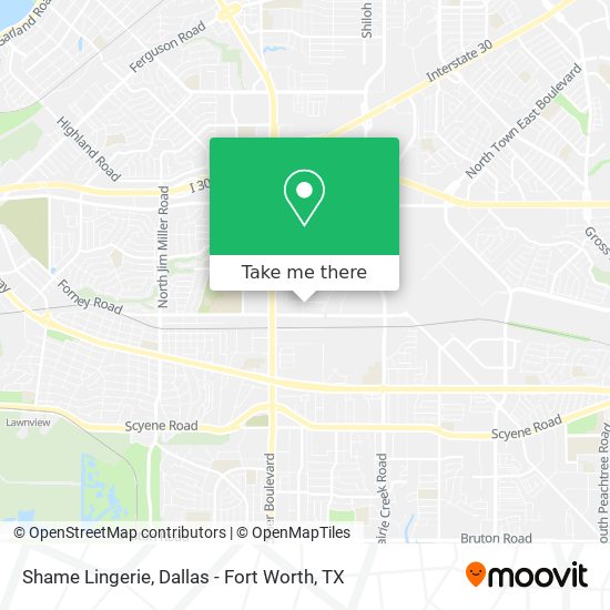 Mapa de Shame Lingerie