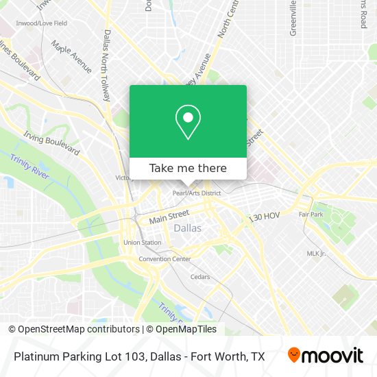 Platinum Parking Lot 103 map
