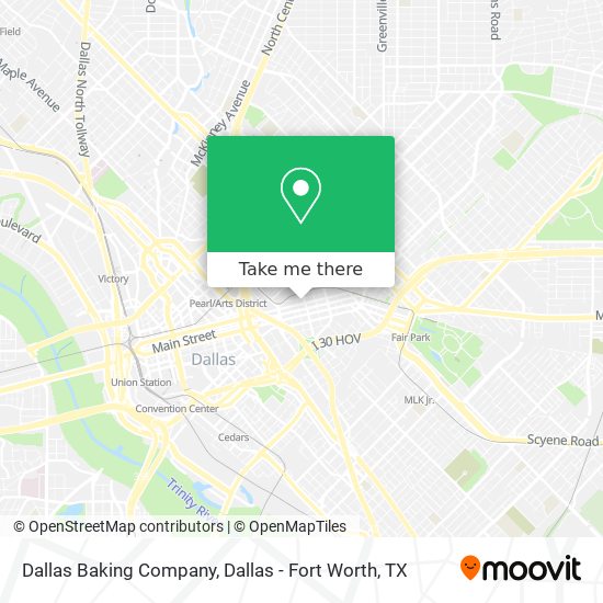 Dallas Baking Company map