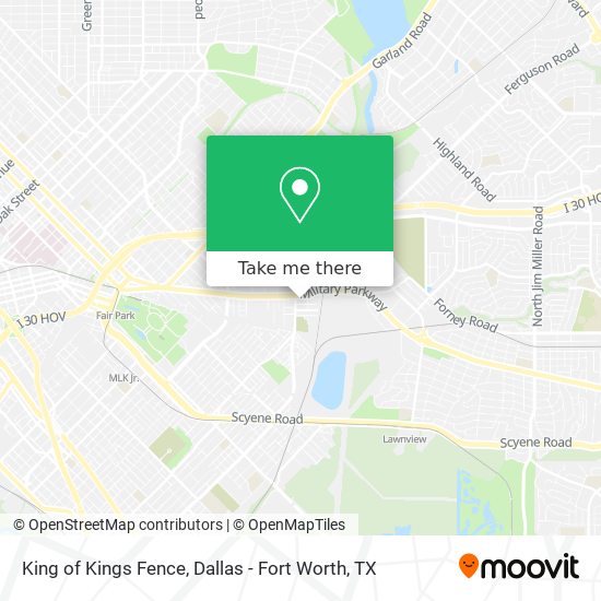 King of Kings Fence map
