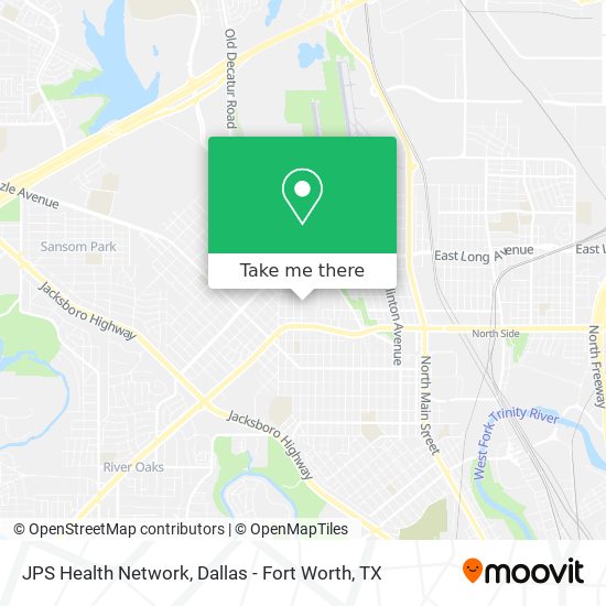 JPS Health Network map