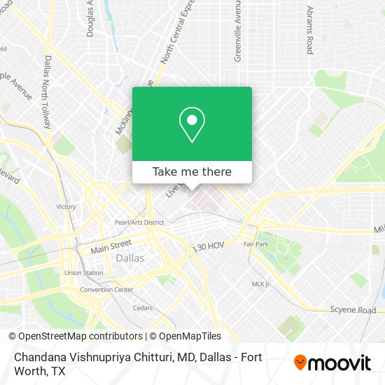 Chandana Vishnupriya Chitturi, MD map