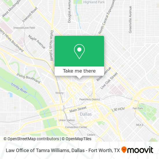 Law Office of Tamra Williams map