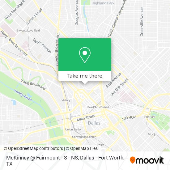 McKinney @ Fairmount - S - NS map