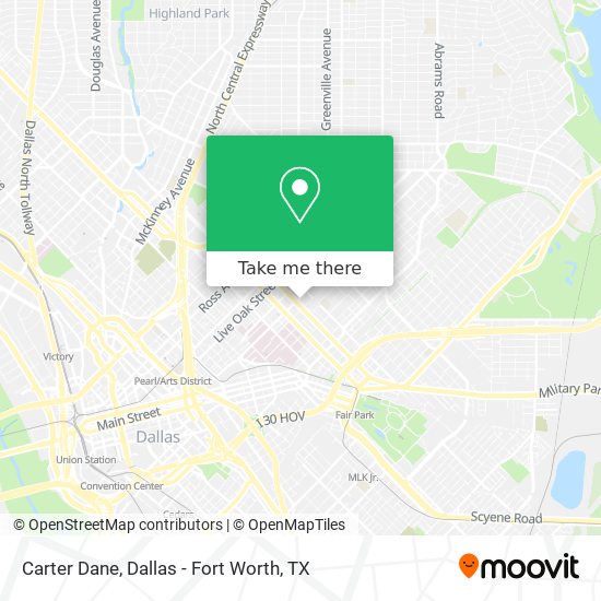 Carter Dane map