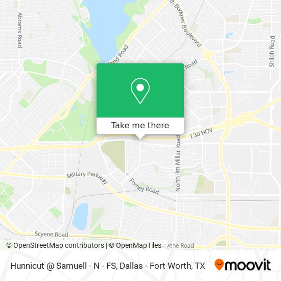 Hunnicut @ Samuell - N - FS map
