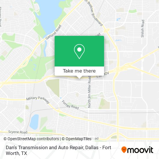 Dan's Transmission and Auto Repair map