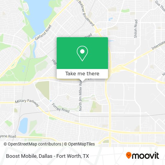 Boost Mobile map