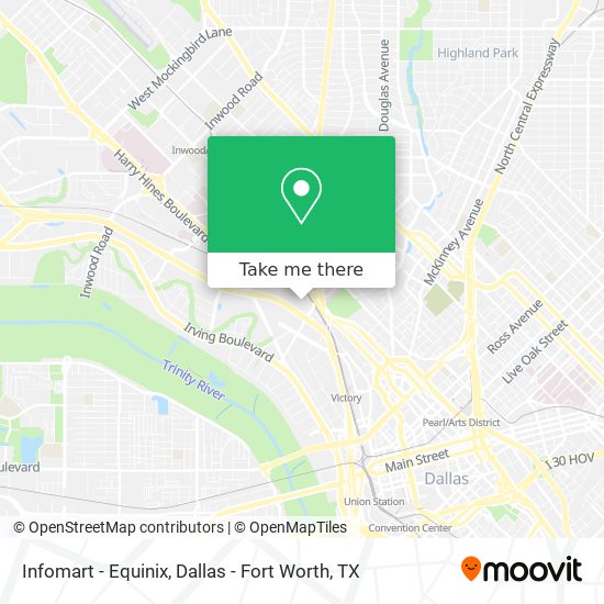 Infomart - Equinix map