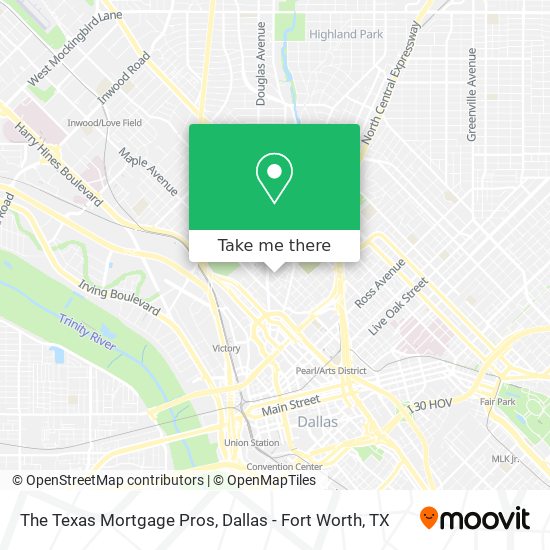 The Texas Mortgage Pros map