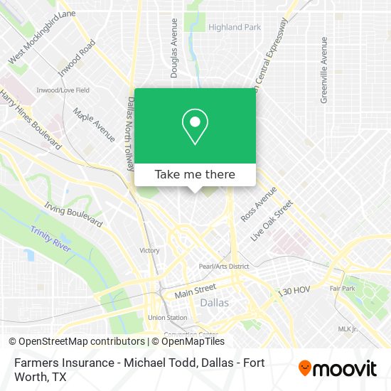 Mapa de Farmers Insurance - Michael Todd