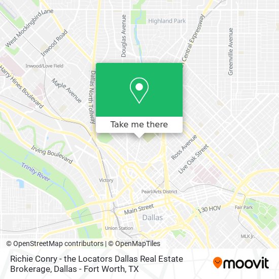 Richie Conry - the Locators Dallas Real Estate Brokerage map