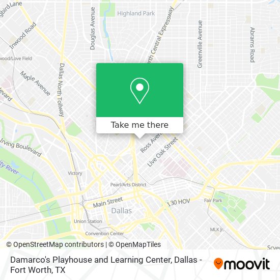 Damarco's Playhouse and Learning Center map