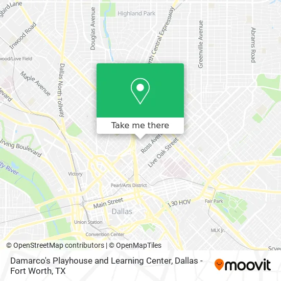 Damarco's Playhouse and Learning Center map