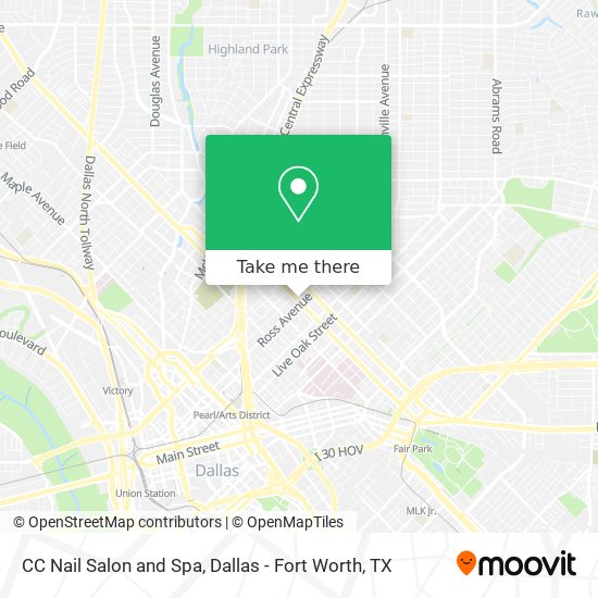 Mapa de CC Nail Salon and Spa