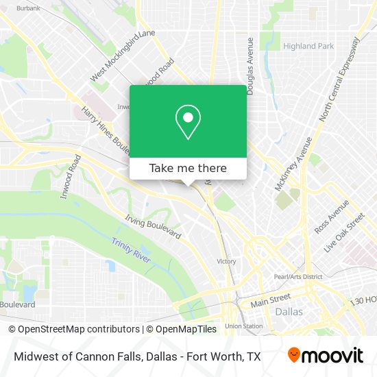 Mapa de Midwest of Cannon Falls