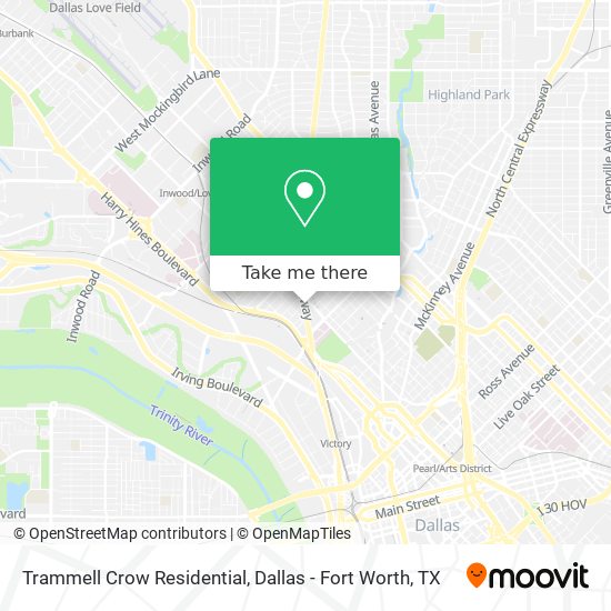 Trammell Crow Residential map