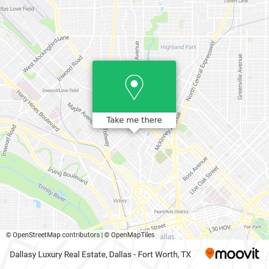 Mapa de Dallasy Luxury Real Estate