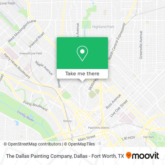 Mapa de The Dallas Painting Company