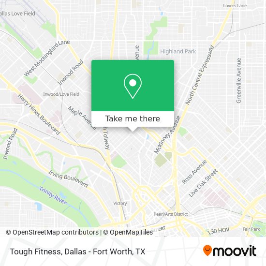 Tough Fitness map