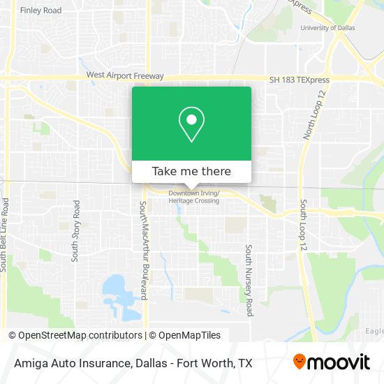 Amiga Auto Insurance map