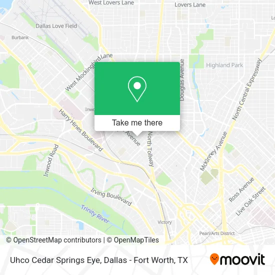 Mapa de Uhco Cedar Springs Eye