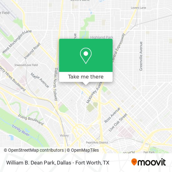William B. Dean Park map