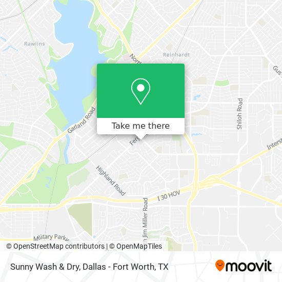 Mapa de Sunny Wash & Dry