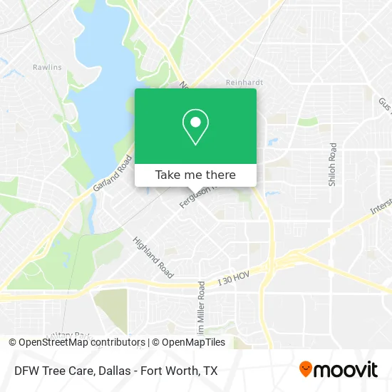 DFW Tree Care map