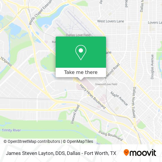 James Steven Layton, DDS map
