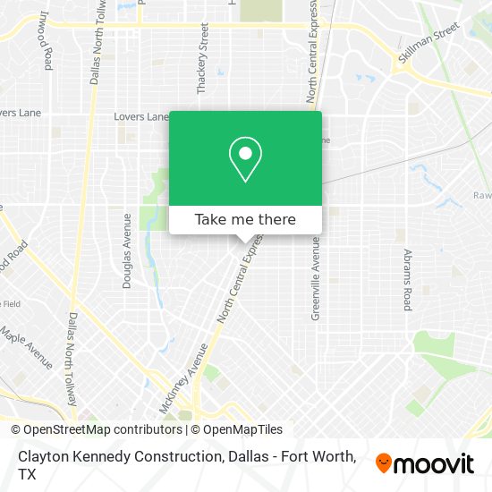 Mapa de Clayton Kennedy Construction