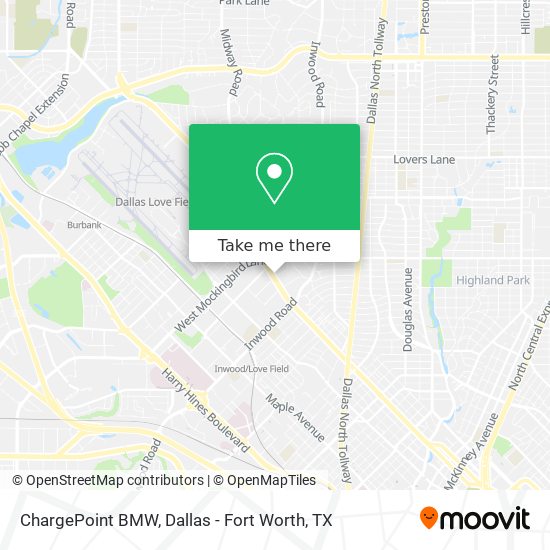 ChargePoint BMW map