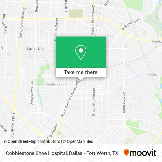 Mapa de Cobblestone Shoe Hospital
