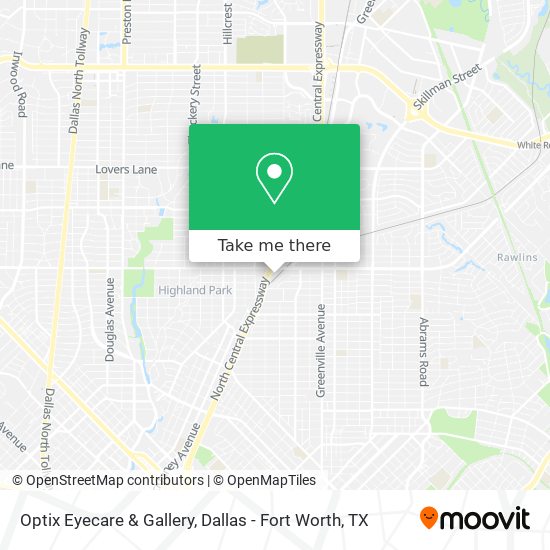 Optix Eyecare & Gallery map