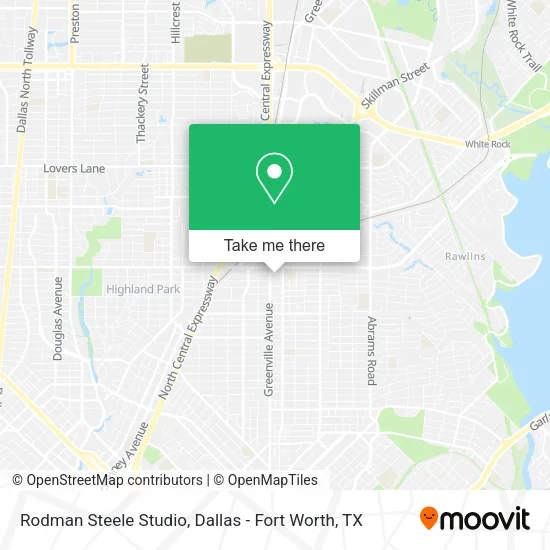 Rodman Steele Studio map