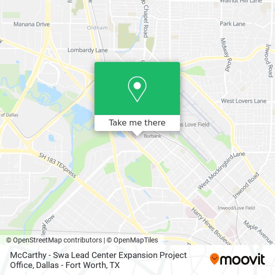 McCarthy - Swa Lead Center Expansion Project Office map