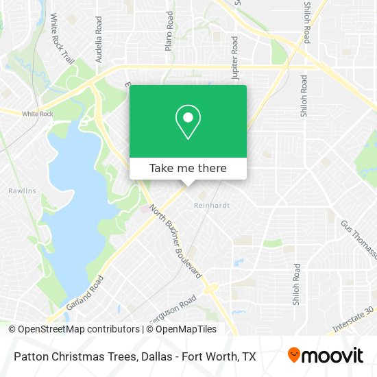 Patton Christmas Trees map