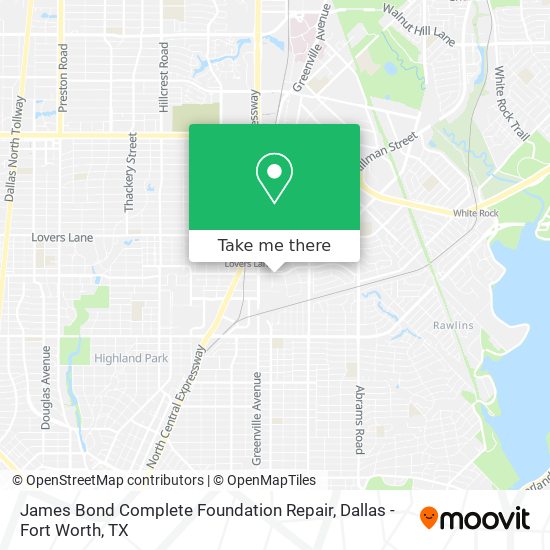 James Bond Complete Foundation Repair map