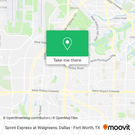 Mapa de Sprint Express at Walgreens