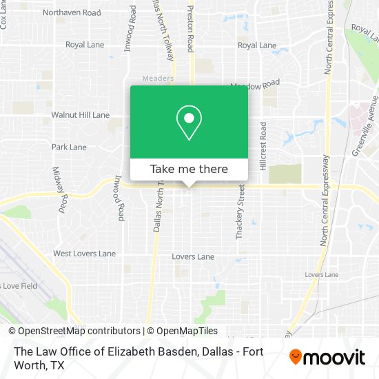 The Law Office of Elizabeth Basden map